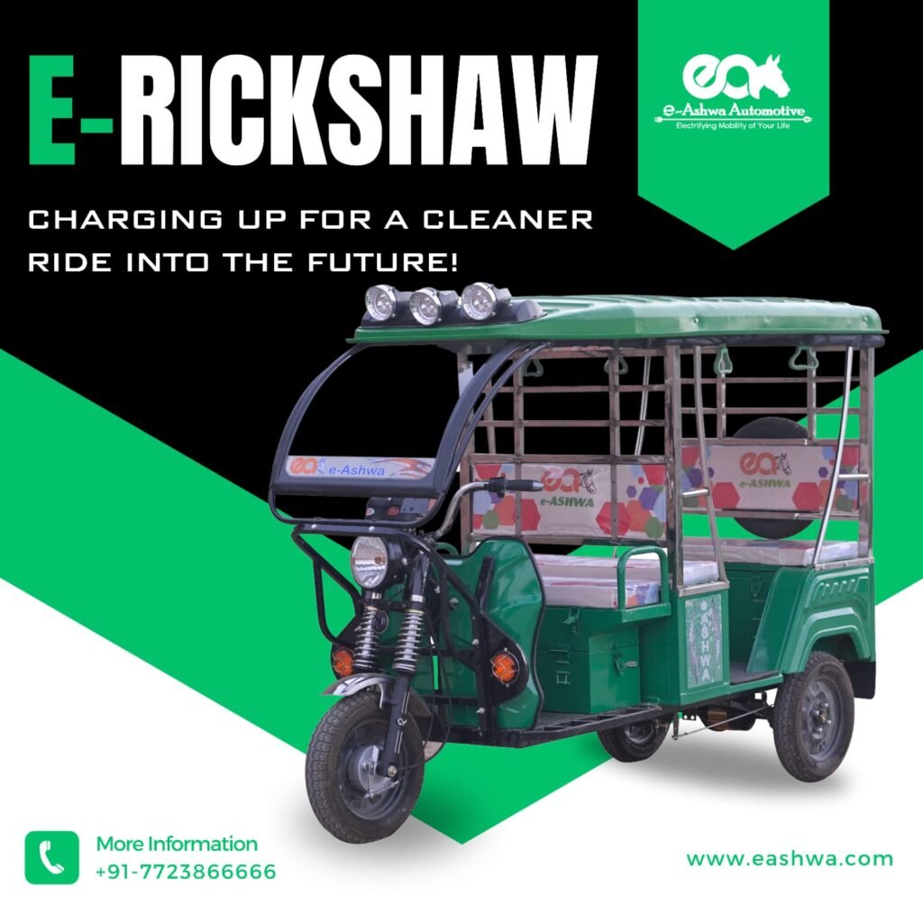 Green E-Rickshaw